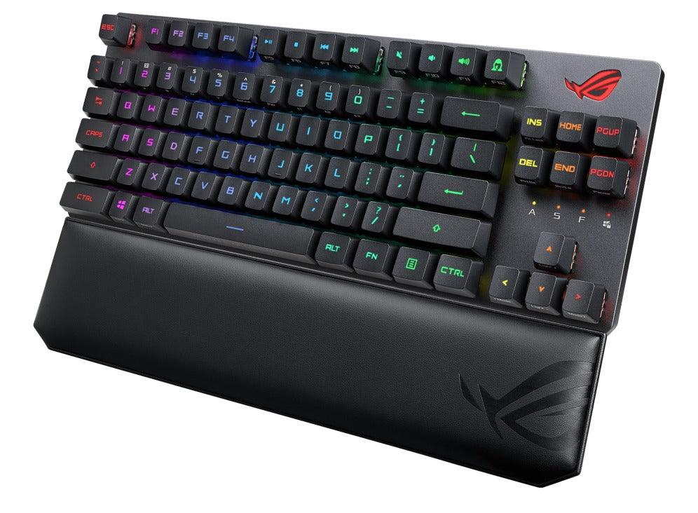Asus ROG Strix Scope RX TKL Wireless Deluxe Optical Mechanical Gaming Keyboard (ROG RX Blue Switch Clicky & Speedy) (X807) - DataBlitz