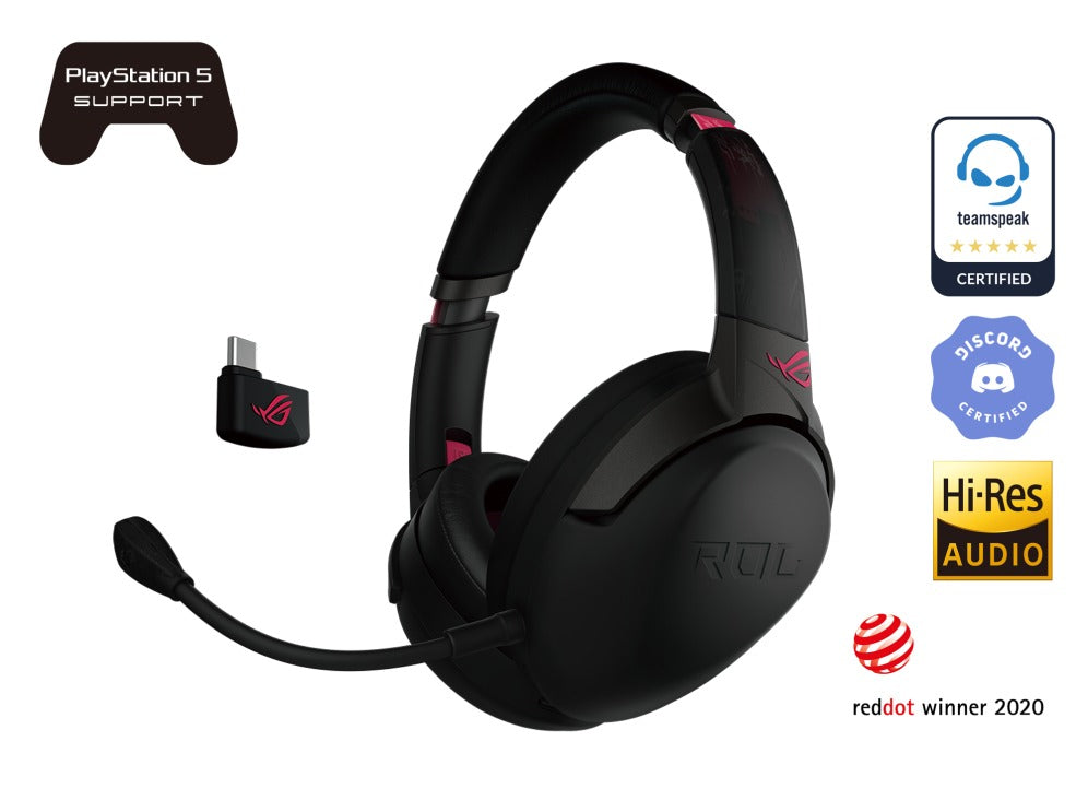 Asus ROG Strix Go Electro Punk USB-C Wireless Gaming Headset