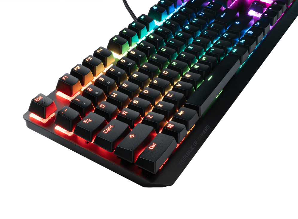 ASUS ROG PBT DOUBLESHOT KEYCAP SET (AC03) - DataBlitz