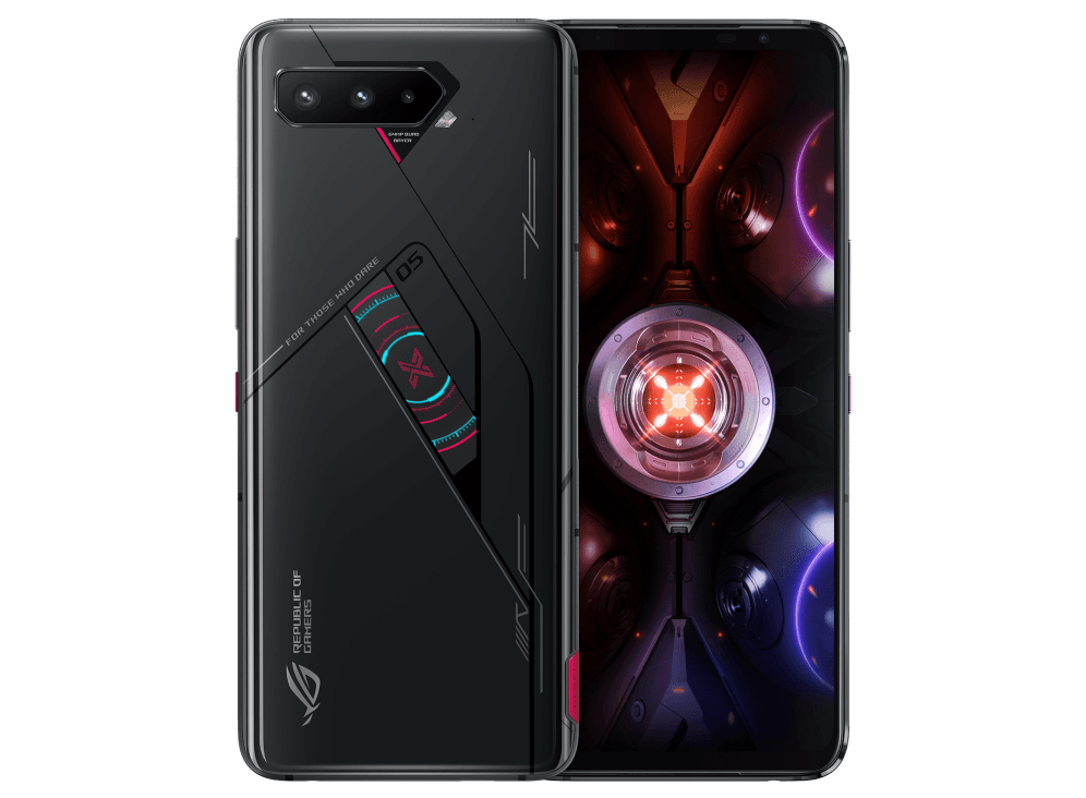 ASUS ROG 5S PRO ZS676KS S888+ 144HZ 18GB+512GB 6.78" FHD GAMING PHONE (PHANTOM BLACK) (I005D-1A095WW) + AEROACTIVE COOLER 5 - DataBlitz