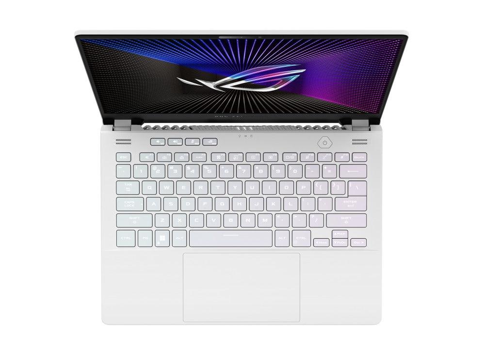 Asus ROG Zephyrus G14 GA402RJ-L8035WS Gaming Laptop (Moonlight White Anime Matrix) | 14" QHD | Ryzen™ 9 6900HS | 16GB RAM DDR5 | 1TB M.2 SSD | RX 6700S | Windows 11 Home | MS Office H&S 2021 | G14 Sleeve (2022) | ROG Impact Mouse - DataBlitz
