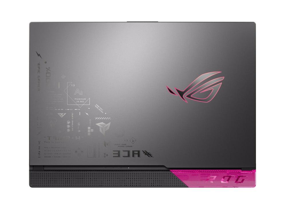 Asus ROG Strix G15 (2022) G513RS-HQ030WS Gaming Laptop (Electro Punk) | 15.6” WQHD | Ryzen 9 6900HX | 32GB RAM | 1TB M.2 SSD | RTX 3080 | Windows 11 Home | ROG Pink Backpack | Impact II Electro Punk | Type-C AC Adapter - DataBlitz