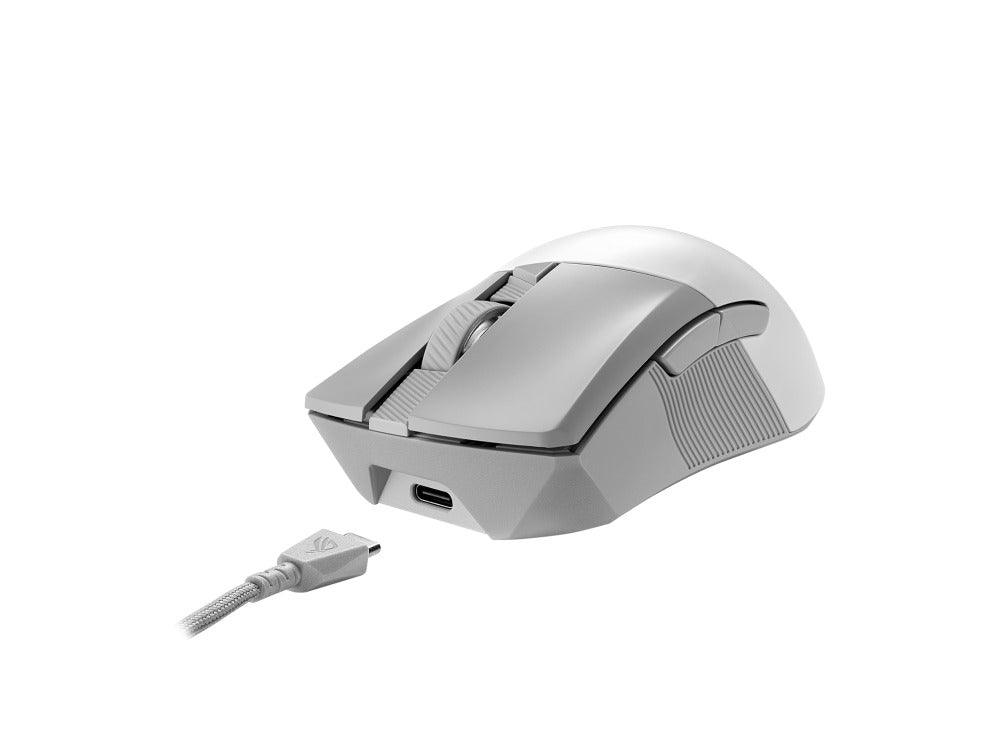 Asus ROG P711 Gladius III Wireless Aimpoint Gaming Mouse (White) - DataBlitz