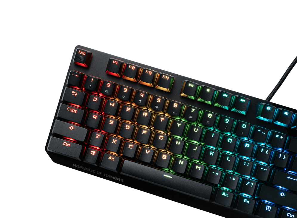 ASUS ROG PBT DOUBLESHOT KEYCAP SET (AC03) - DataBlitz
