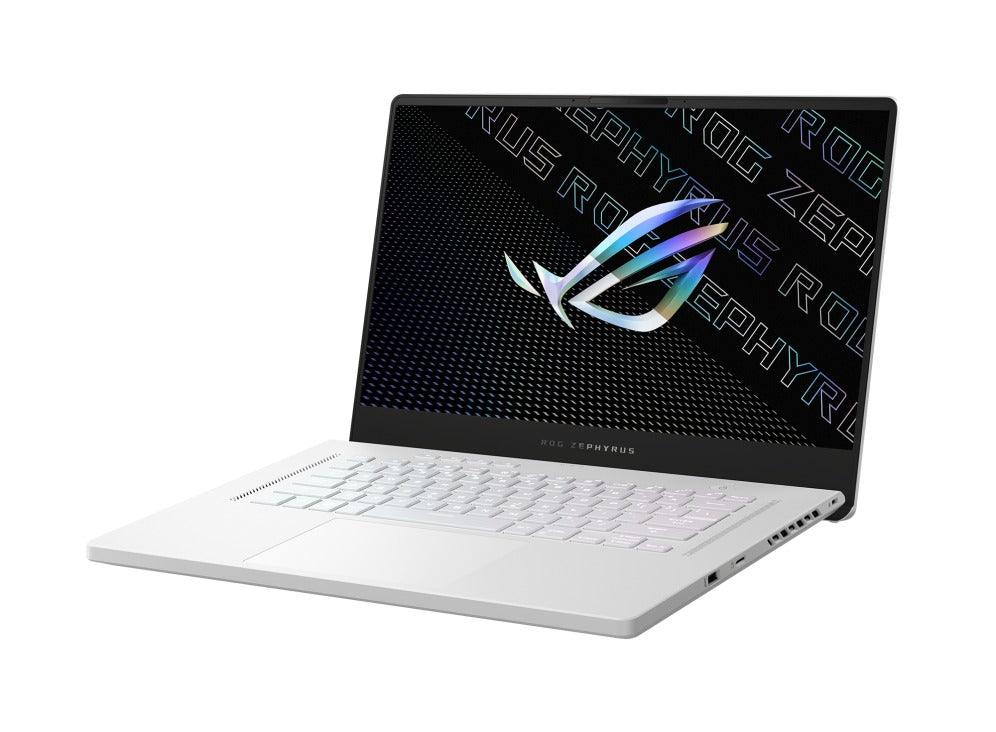 ASUS ROG Zephyrus G15 (2022) GA503RM-HQ115WS Laptop (Moonlight White) | 15.6" WQHD | Ryzen™ 7 6800HS | 16 GB DDR5 | 1 TB SSD | RTX™ 3060 | Windows 11 Home | MS Office H&S 2021 | Gaming Mouse | Backpack | Type-C PD Adapter - DataBlitz