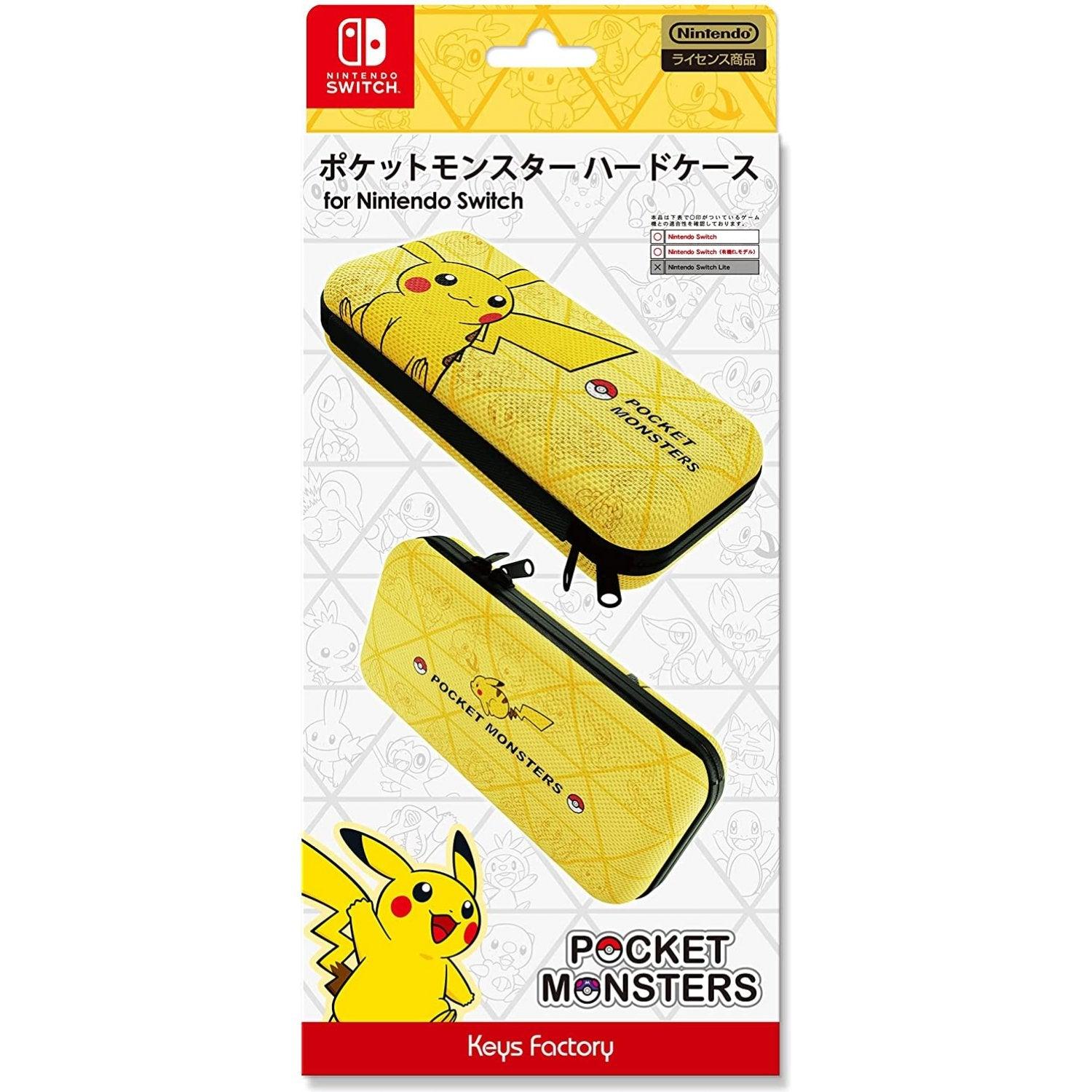 NSW KEYS FACTORY HARD CASE POCKET MONSTER FOR NINTENDO SWITCH (POKEMON) (CHC-005-1) - DataBlitz