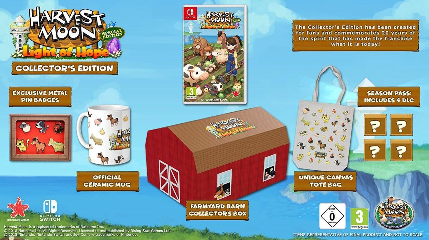 Nintendo Switch Harvest Moon Light Of Hope Collectors Edition
