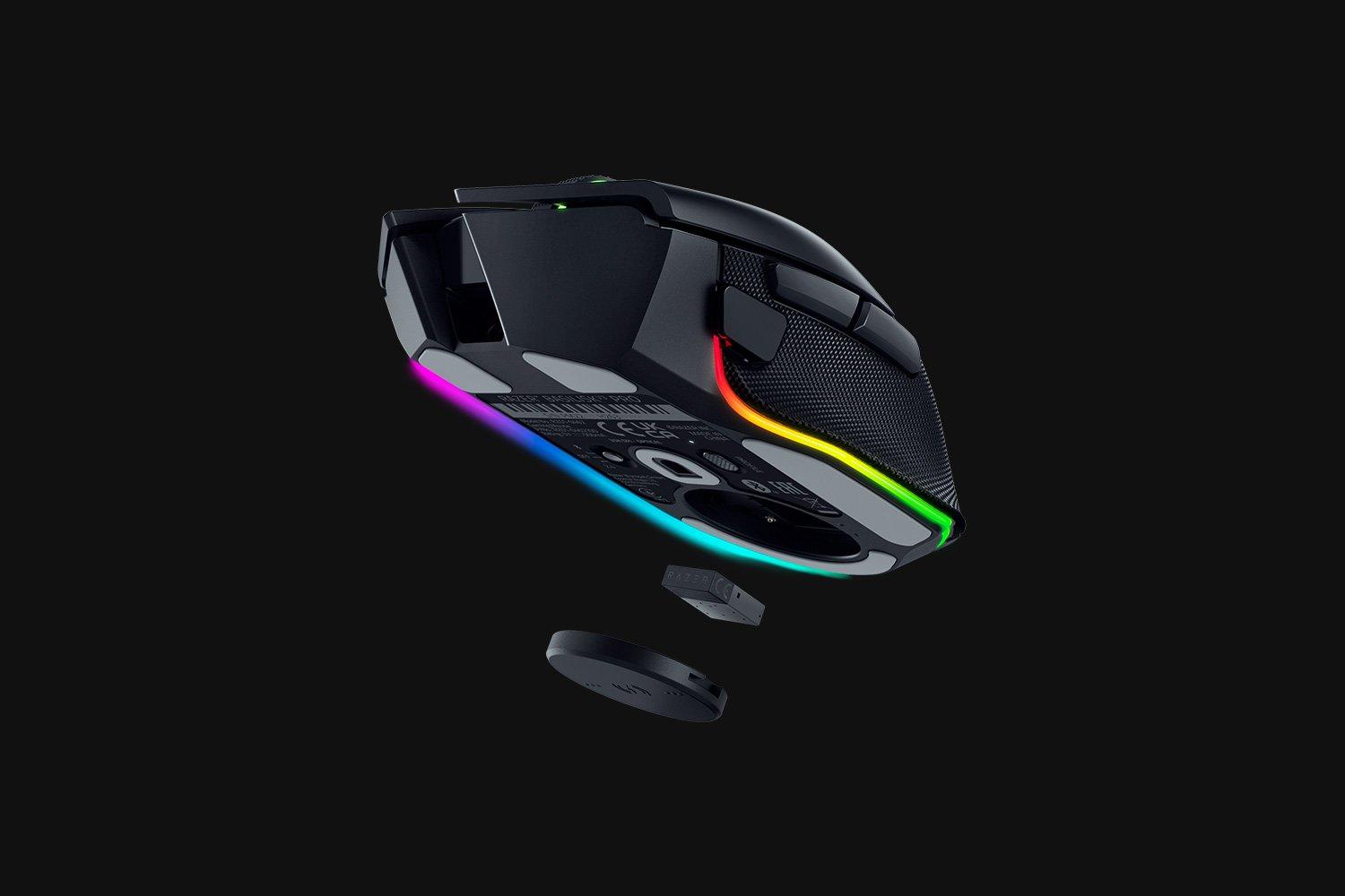 Razer Mouse Dock Pro Wireless Mouse Charging Dock With Integrated 4K Hz Transceiver + Razer Wireless Charging Puck Bundle - DataBlitz