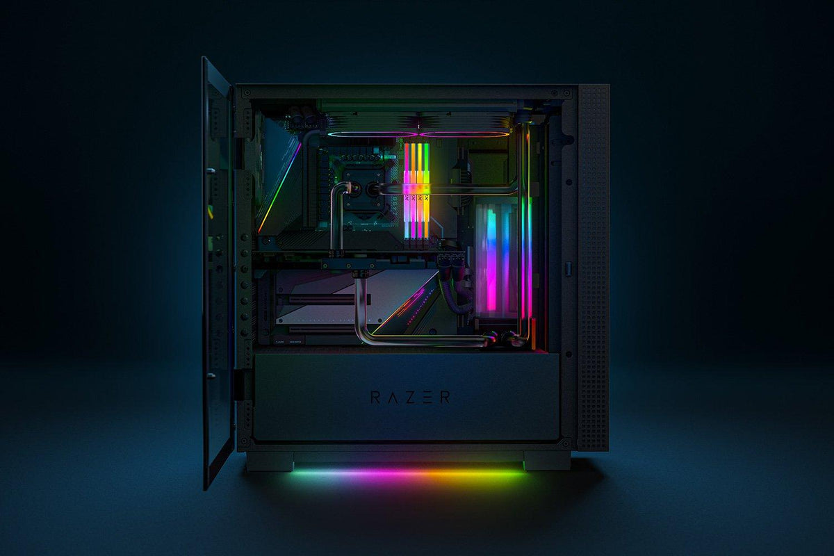 Razer Tomahawk ATX Mid-Tower Gaming Chassis With Razer Chroma RGB - DataBlitz