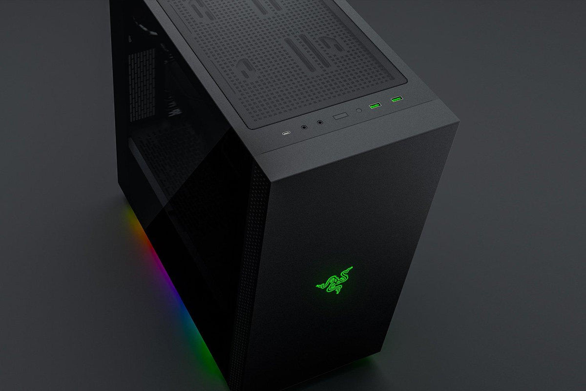 Razer Tomahawk ATX Mid-Tower Gaming Chassis With Razer Chroma RGB - DataBlitz