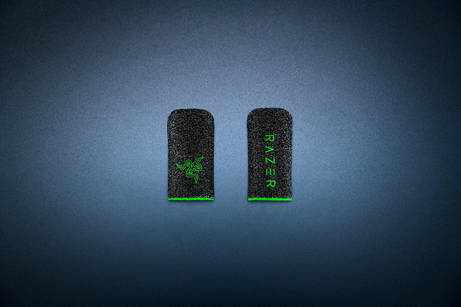 RAZER HAMMERHEAD TRUE WIRELESS EARBUDS 2021 (BLACK) + RAZER GAMING NON-SLIP FINGER SLEEVE FOR MOBILE GAMING (2-PIECE PACK) BUNDLE - DataBlitz