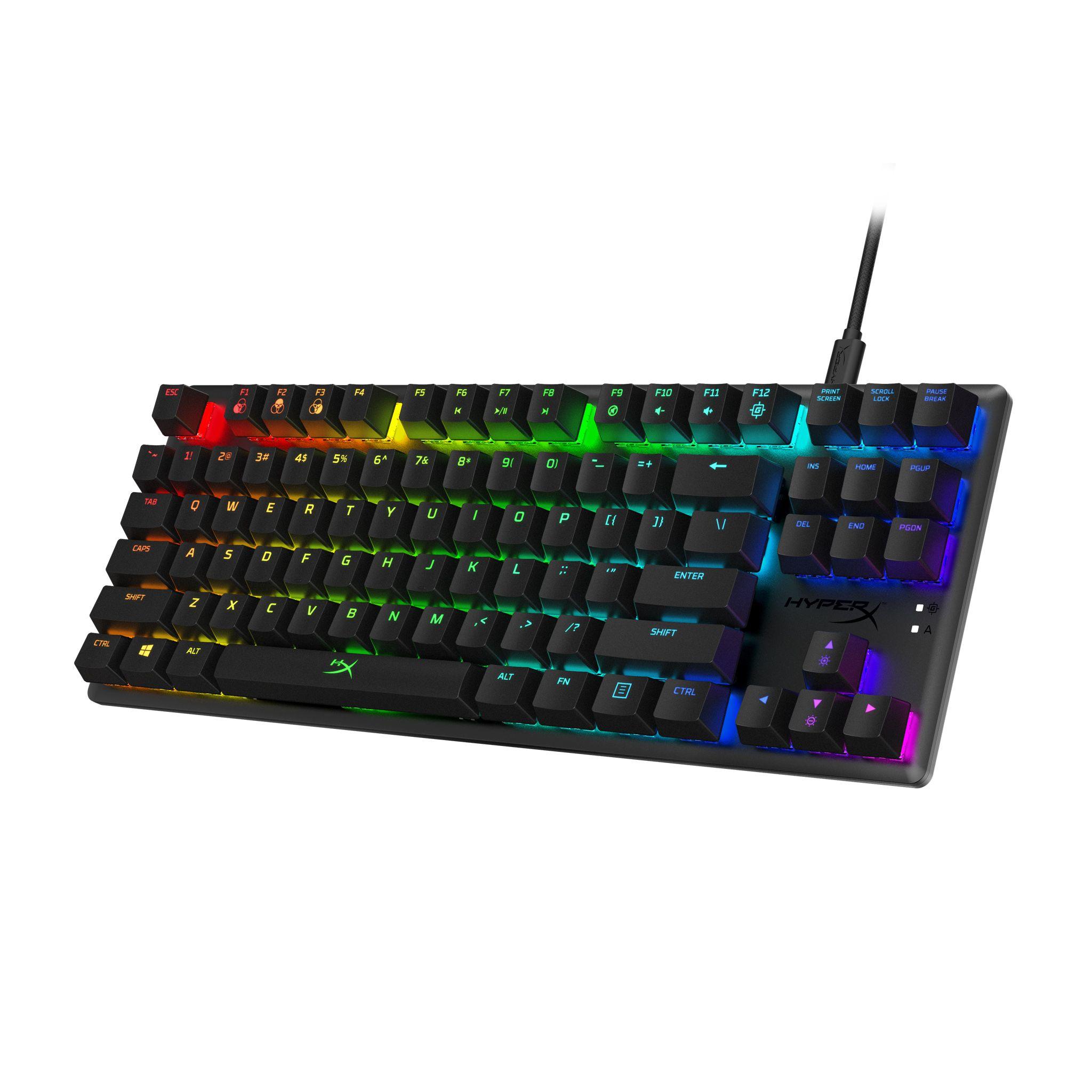 HYPERX ALLOY ORIGINS CORE RGB MECHANICAL GAMING KEYBOARD (BLUE CLICKY) FOR PC/PS4/XB1 - DataBlitz