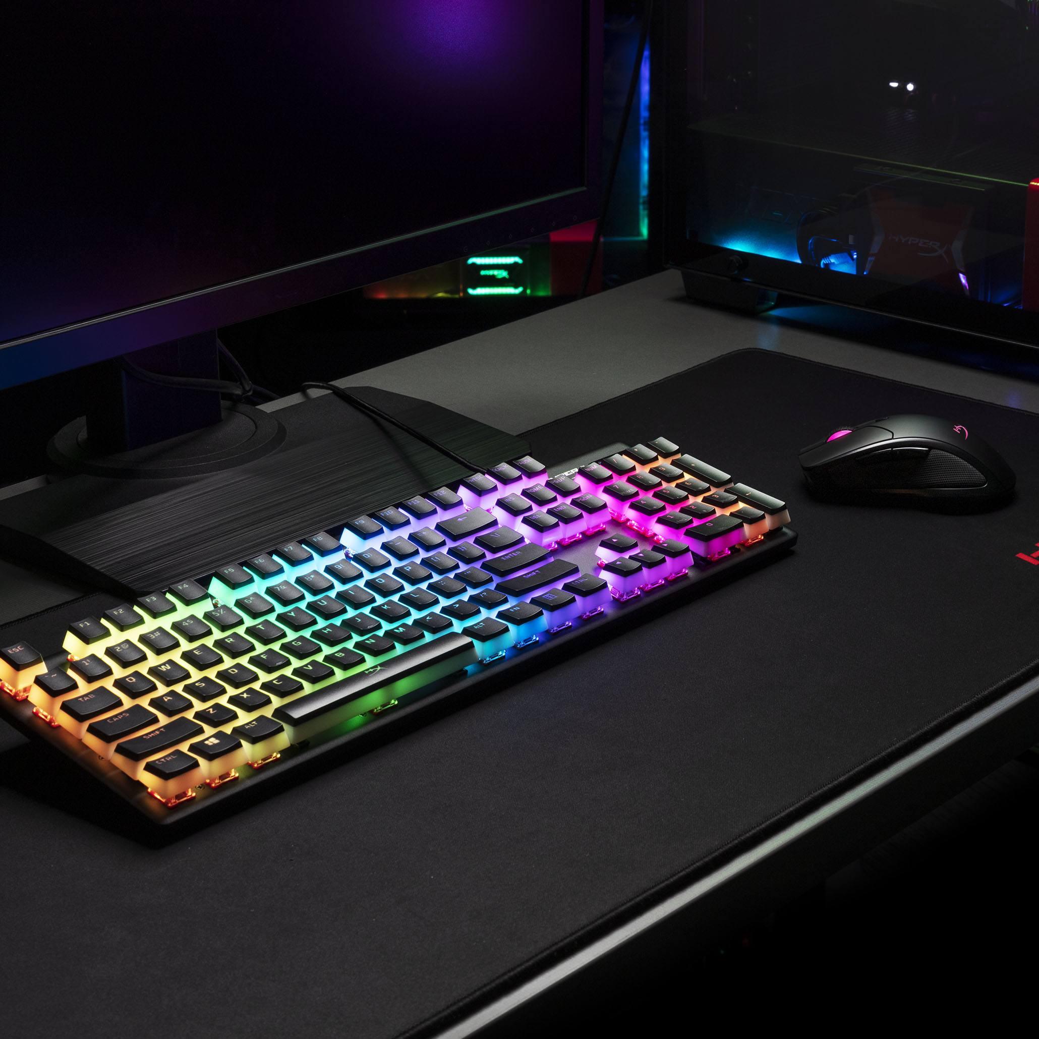 HYPERX PUDDING KEYCAPS DOUBLE SHOT PBT (BLK/WHITE) - DataBlitz