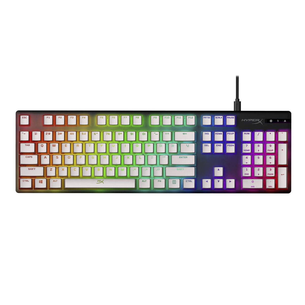 HYPERX PUDDING KEYCAPS DOUBLE SHOT PBT (WHITE) - DataBlitz