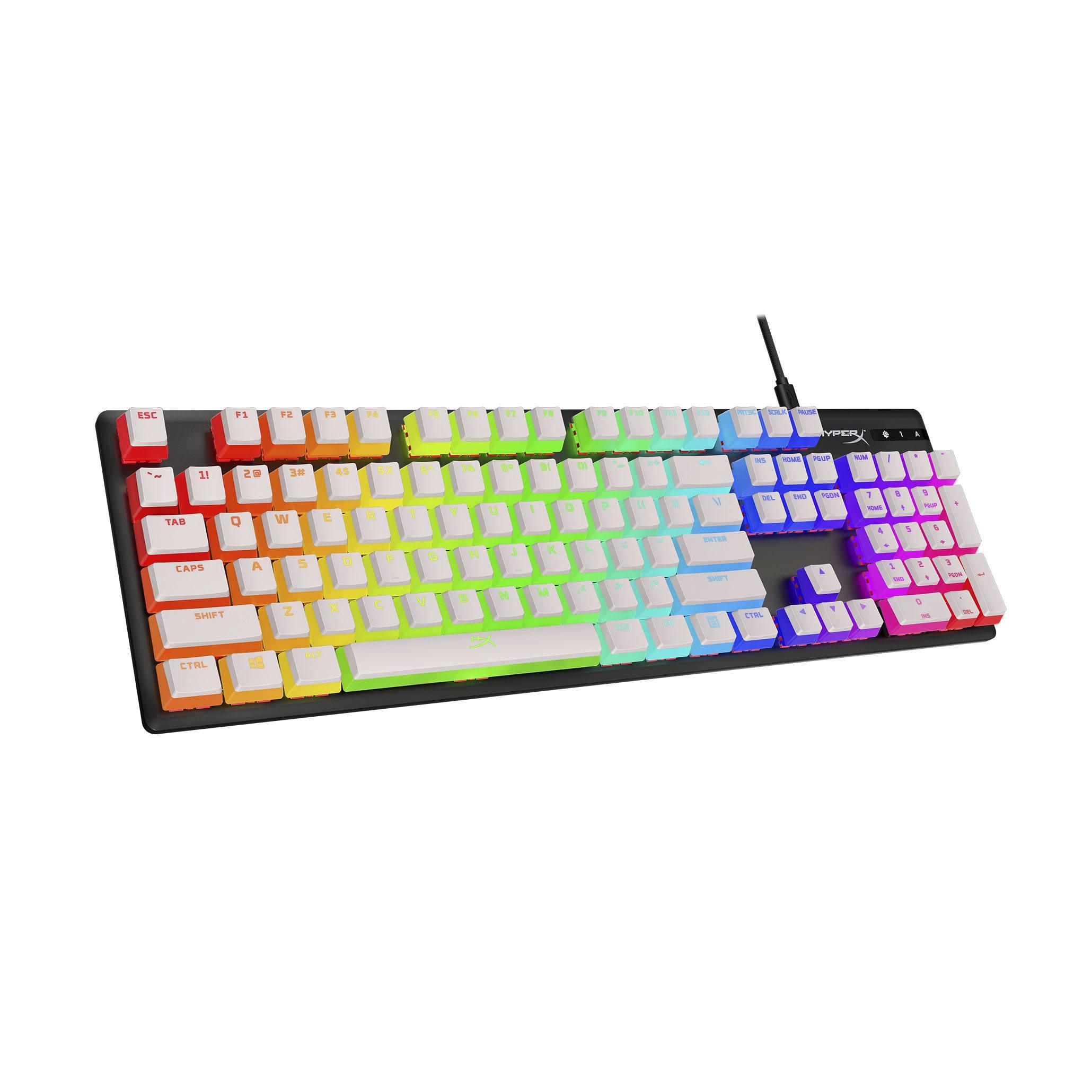 HYPERX PUDDING KEYCAPS DOUBLE SHOT PBT (WHITE) - DataBlitz