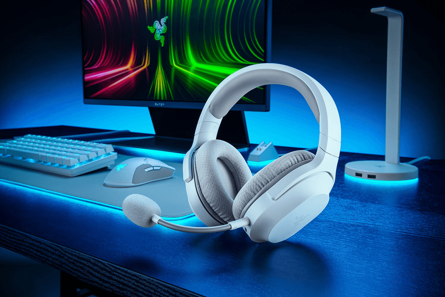 RAZER Barracuda X (2022) Wireless Multi-Platform Gaming & Mobile Headset (Mercury White) - DataBlitz