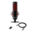 HyperX Quadcast USB Microphone For PC/MAC/PS5/PS4 (Black/Red) (4P5P6AA) - DataBlitz