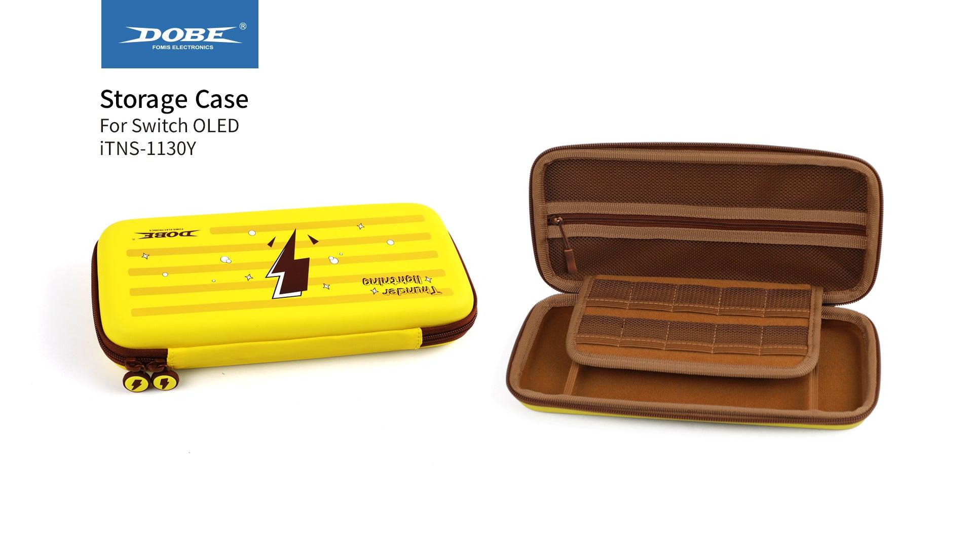 DOBE NSW STORAGE CASE FOR SWITCH OLED YELLOW (TNS-1130) - DataBlitz