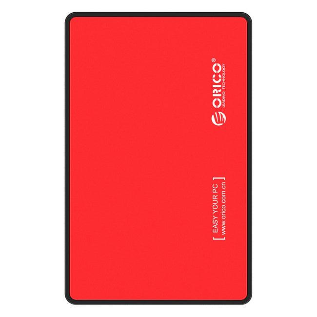 ORICO 2.5” USB 3.0 Hard Drive Enclosure (Red) (2588US3 V1) - DataBlitz