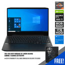 LENOVO IDEAPAD GAMING 3 15ARH05 82EY001VPH GAMING LAPTOP | 15.6" FHD | RYZEN 7 4800H | 8GB DDR4 | 1TB HDD | GTX 1650 TI | WIN10 + DEATH STRANDING (PC DIGITAL) - DataBlitz