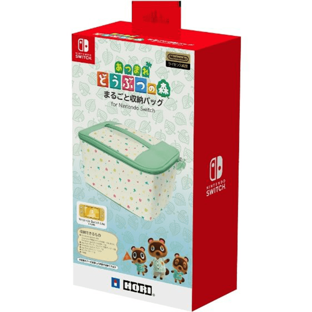 HORI NSW ANIMAL CROSSING WHOLE STORAGE BAG FOR NINTENDO SWITCH/NINTENDO  SWITCH LITE (NSW-238A)