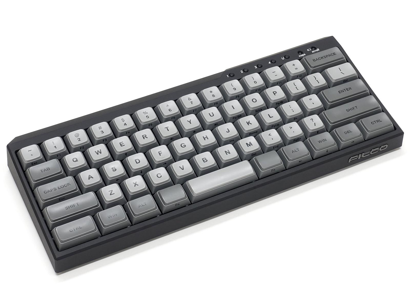 FILCO MAJESTOUCH MINILA-R CONVERTIBLE DOUBLE SHOT PBT 63 US ASCII MECHANICAL KEYBOARD MATTE BLACK (MX BLUE SWITCH) (FFBTR63MC/EMB) - DataBlitz