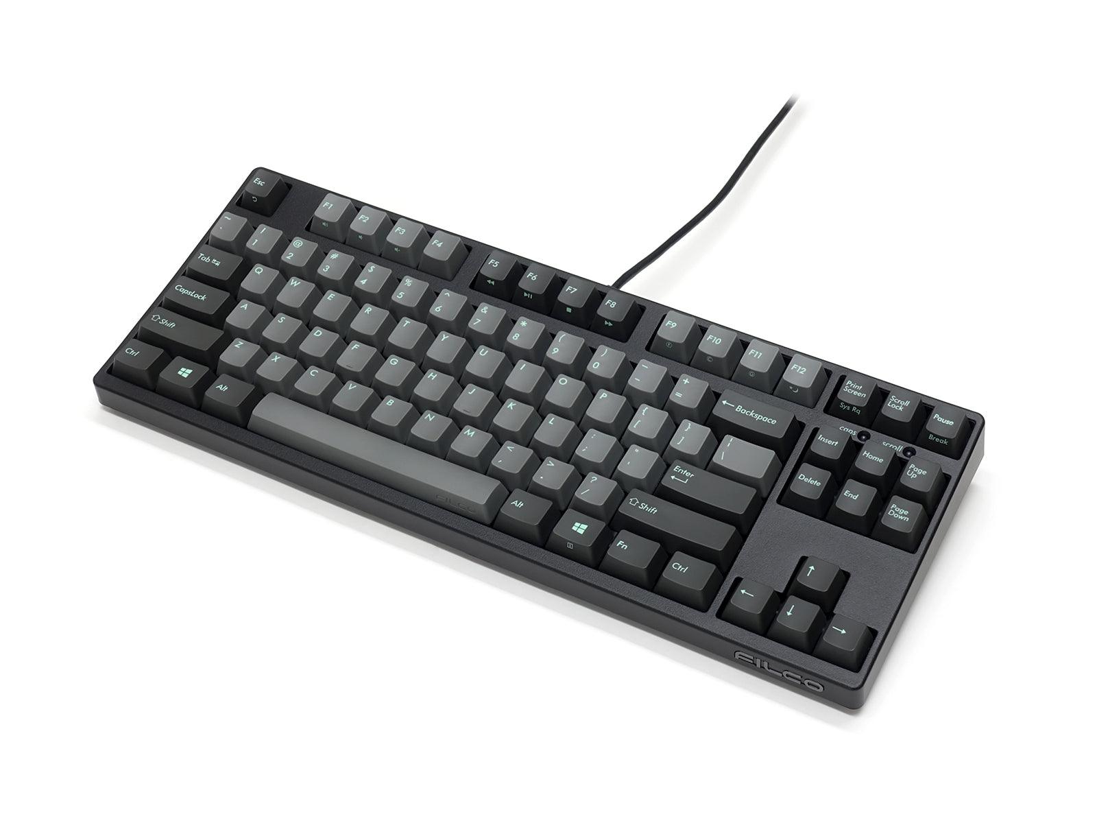 FILCO MAJESTOUCH 2SS EDITION TENKEYLESS DOUBLE SHOT PBT 87 US ASCII MECHANICAL KEYBOARD BLACK (MX SPEED SILVER SWITCH)(FKBN87MSS/ECSP2B) - DataBlitz