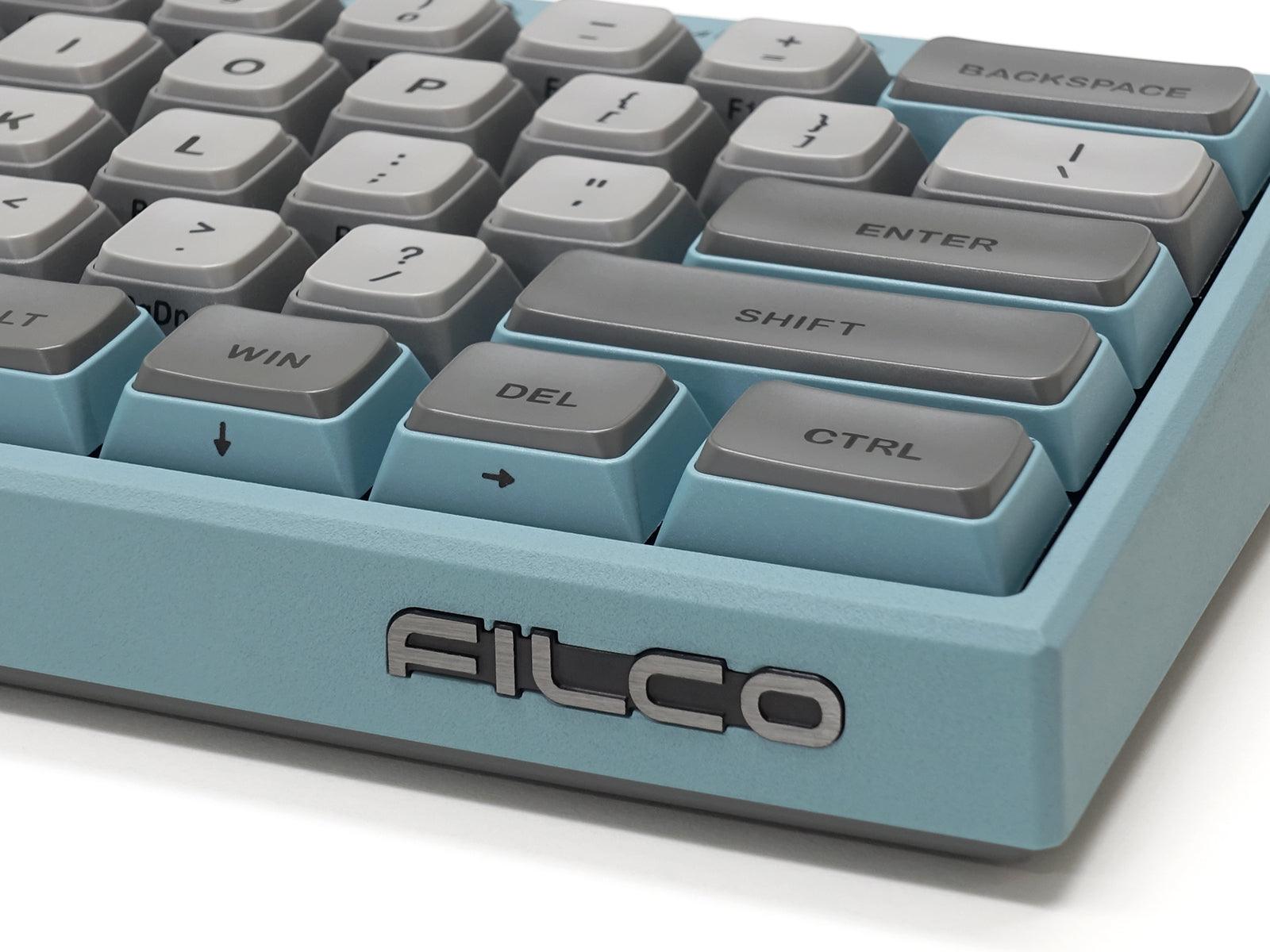 FILCO MAJESTOUCH MINILA-R CONVERTIBLE DOUBLE SHOT PBT 63 US ASCII MECHANICAL KEYBOARD ASAGI (MX RED SWITCH) (FFBTR63MRL/EAG) - DataBlitz