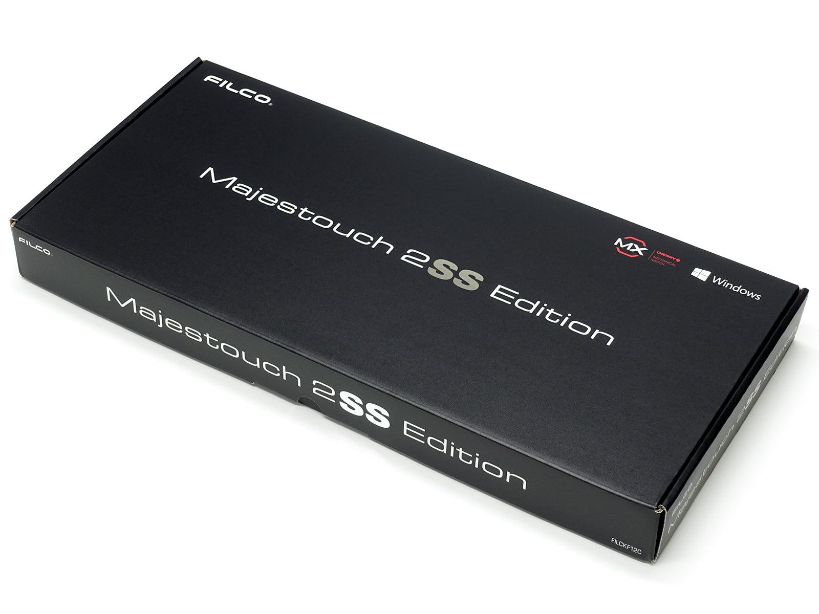 FILCO MAJESTOUCH 2SS EDITION DOUBLE SHOT PBT 104 US ASCII MECHANICAL KEYBOARD BLACK (MX SPEED SILVER SWITCH) (FKBN104MSS/ECSP2B) - DataBlitz