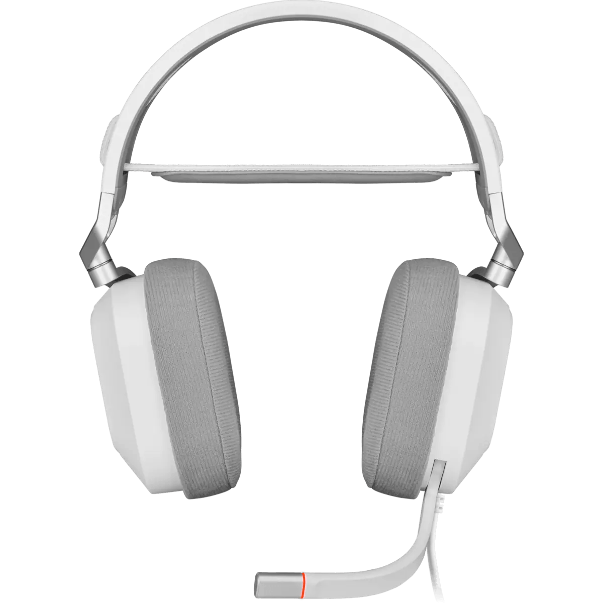 Corsair HS80 RGB USB Premium Wired Gaming Headset With 7.1 Surround Sound (White) - DataBlitz