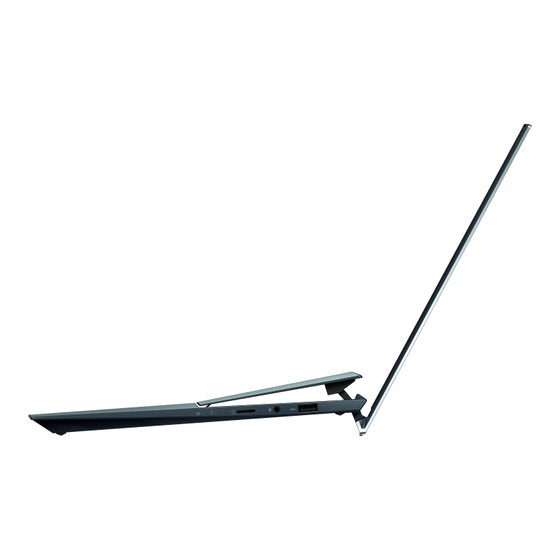 Asus Zenbook Duo 14 UX482EAR-HY341WS Touchscreen Laptop (Celestial Blue) | 14" FHD | i5-1155G7 | 16GB LPDDR4X | 512GB SSD | Iris Xᵉ Graphics | Windows 11 Home | MS Office H&S 2021 | Sleeve | Stand | Stylus Pen - DataBlitz