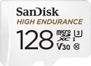 Sandisk High Endurance 128GB MicroSDXC Card With Adapter For Dash Cams & Home Security Cameras - DataBlitz