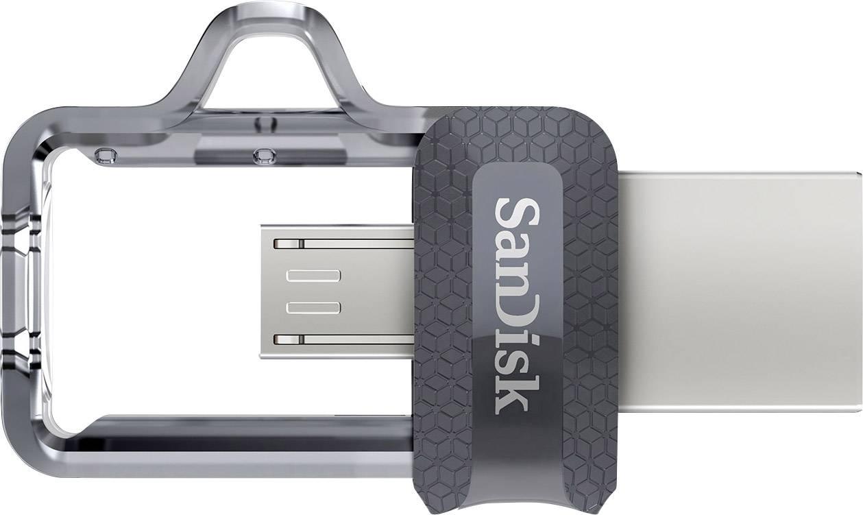SANDISK Ultra Dual Drive M3.0 256GB USB 3.0 OTG Flash Drive (Black) - DataBlitz