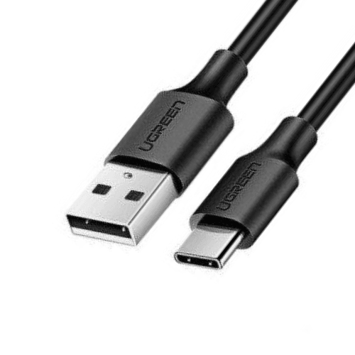 UGREEN USB-A 2.0 TO USB-C CABLE NICKEL PLATING 1M CHARGING AND DATA CABLE (BLACK) (US287/60116) - DataBlitz