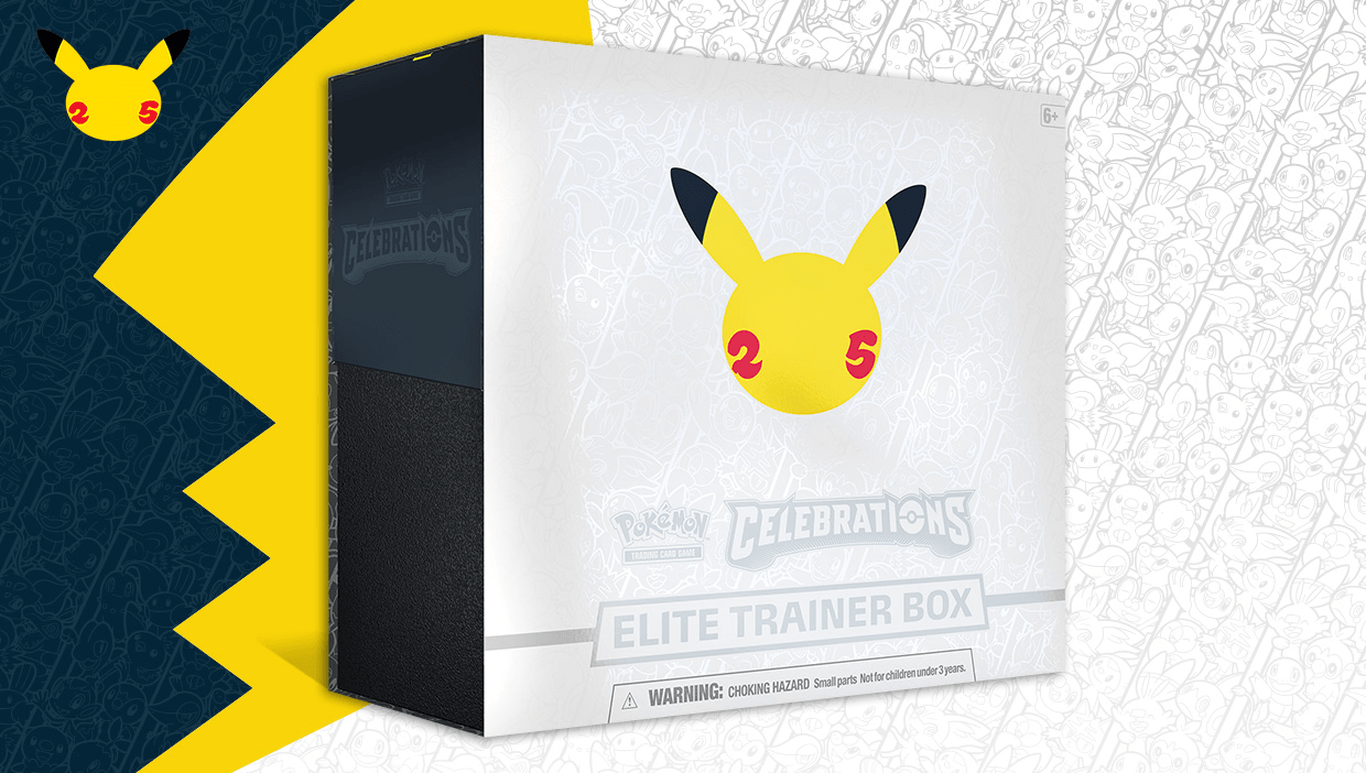 POKEMON TRADING CARD GAME 25TH ANNIVERSARY CELEBRATIONS ELITE TRAINER BOX (290-80943) - DataBlitz