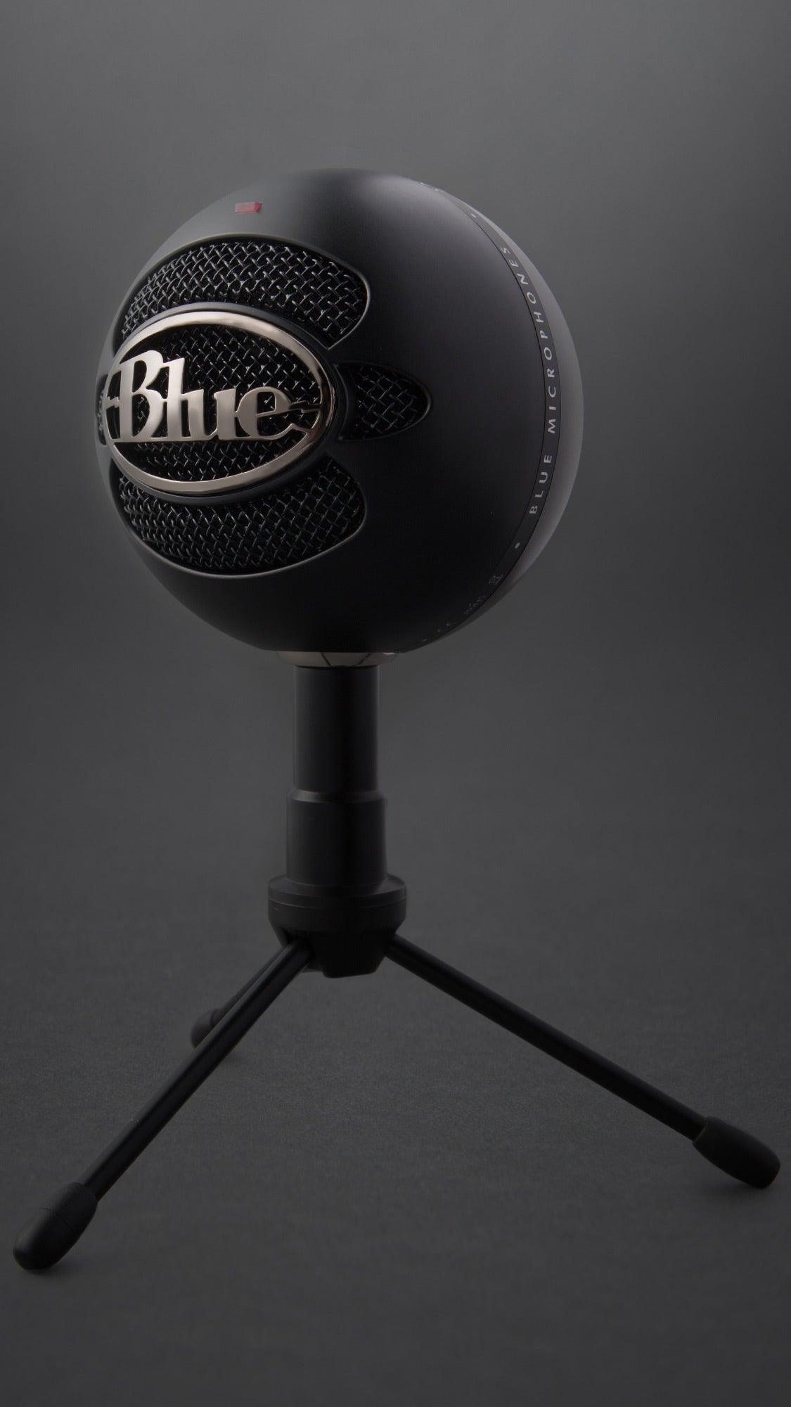 LOGITECH BLUE SNOWBALL ICE USB MICROPHONE FOR RECORDING/ STREAMING/ PODCASTING/ GAMING (BLACK) - DataBlitz