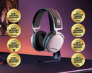 Steelseries Arctis 7+ Lossless Wireless Gaming Headset (White) (PN61461) - DataBlitz