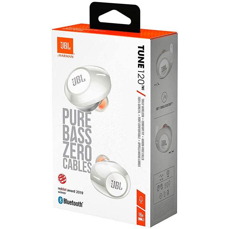 JBL TUNE 120TWS TRUE WIRELESS IN-EAR HEADPHONES (WHITE) - DataBlitz