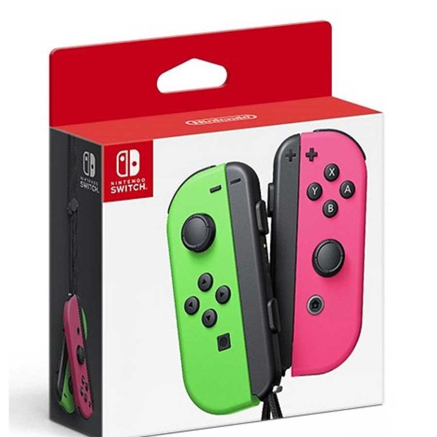 NSW Joy-Con Controllers Neon Green/Neon Pink (L/R) (KOR) - DataBlitz