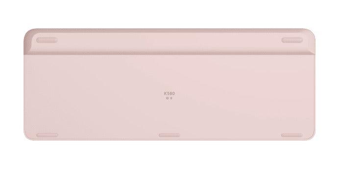 Logitech K580 Slim Multi-Device Wireless Keyboard (Rose) - DataBlitz
