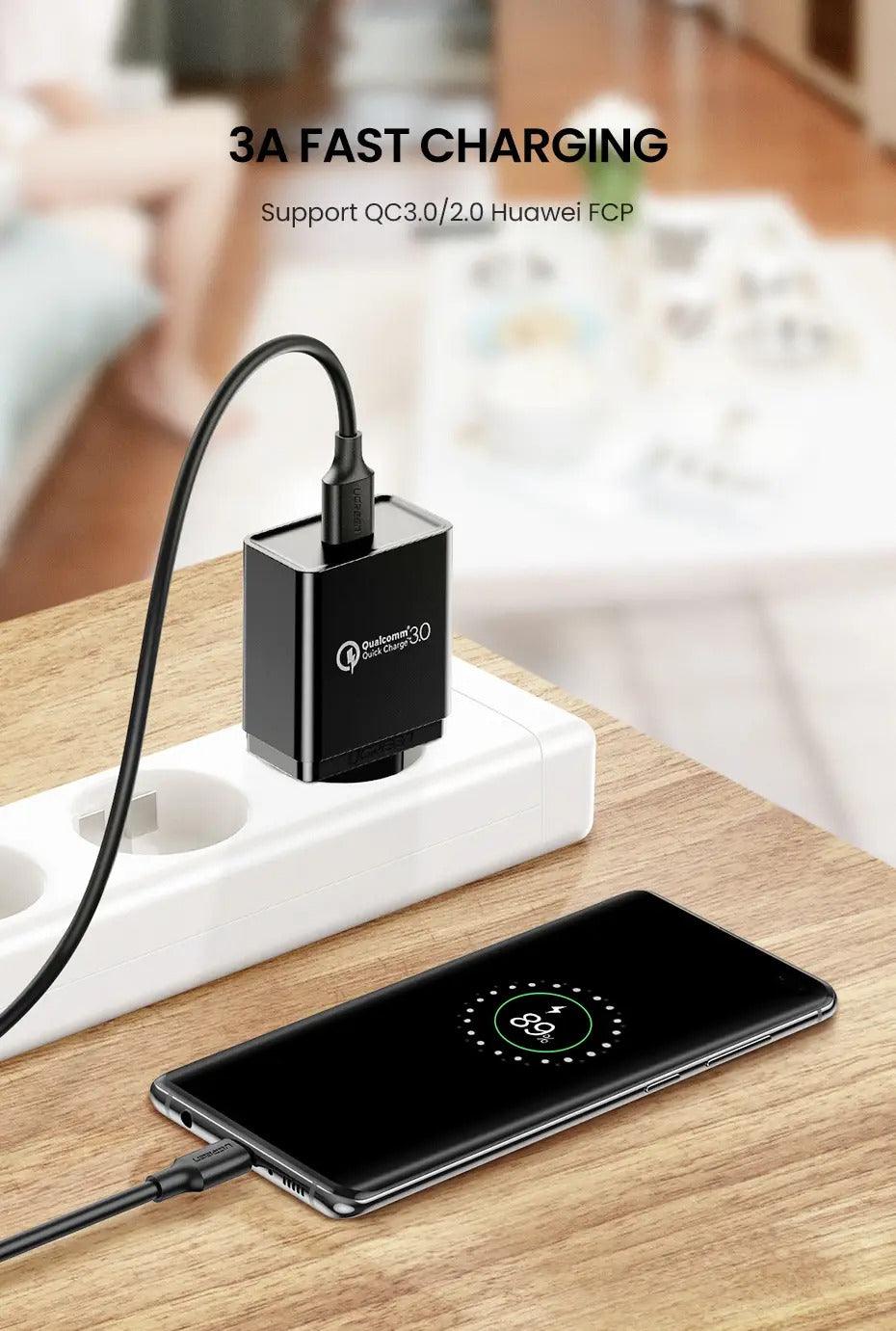 UGREEN USB 3.0 A Male To Type-C Male Cable Nickel Plating 0.5M (US184/20881) - DataBlitz