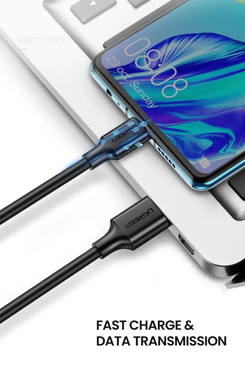UGREEN USB 3.0 A Male To Type-C Male Cable Nickel Plating 0.5M (US184/20881) - DataBlitz