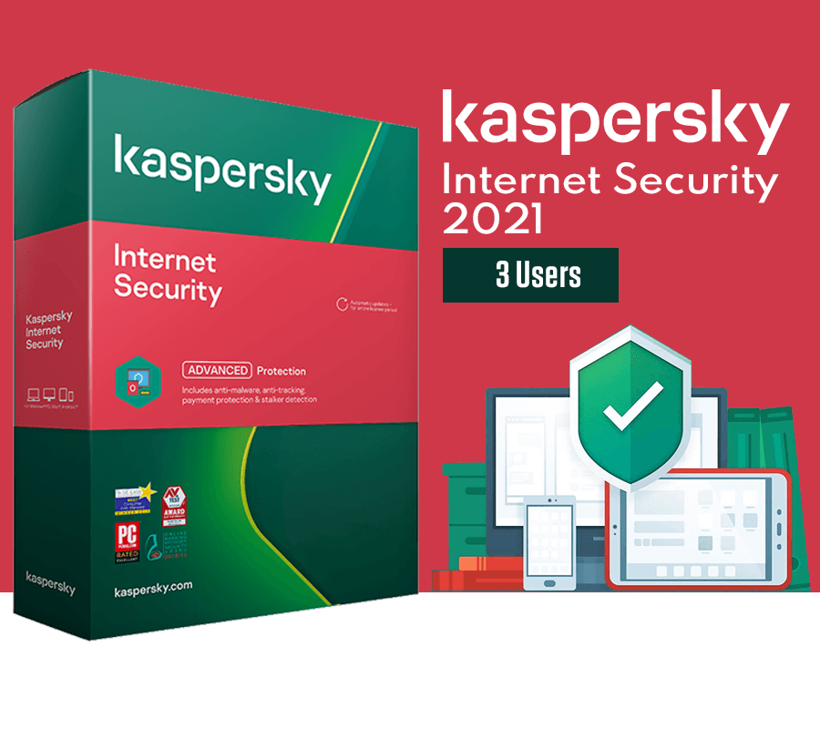 KASPERSKY INTERNET SECURITY 2021 (3 USERS) - DataBlitz