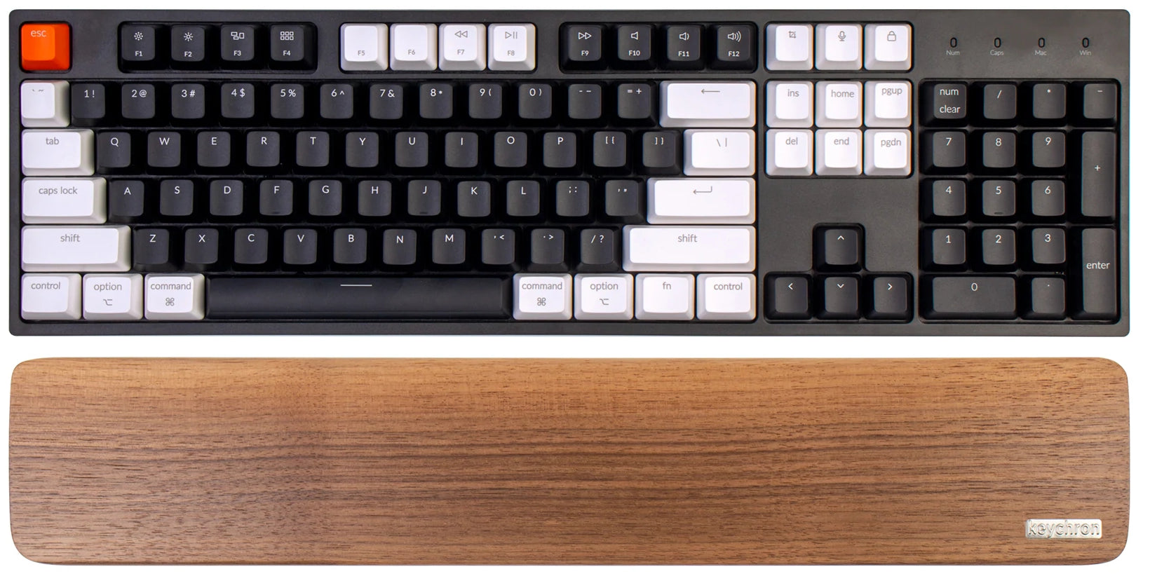 Keychron Wooden Palm Rest For K10 & C2 (PR10)