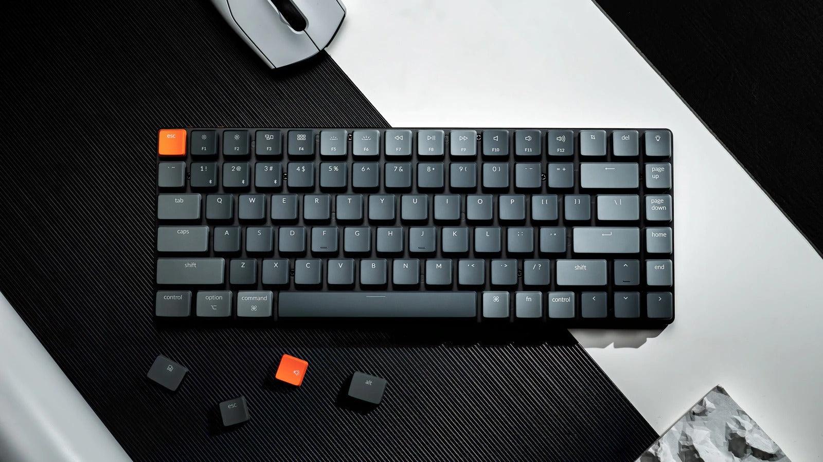 KEYCHRON K3 RGB Backlight Low Profile Wireless Mechanical Keyboard (Gateron Brown Switch) (K3B3) - DataBlitz