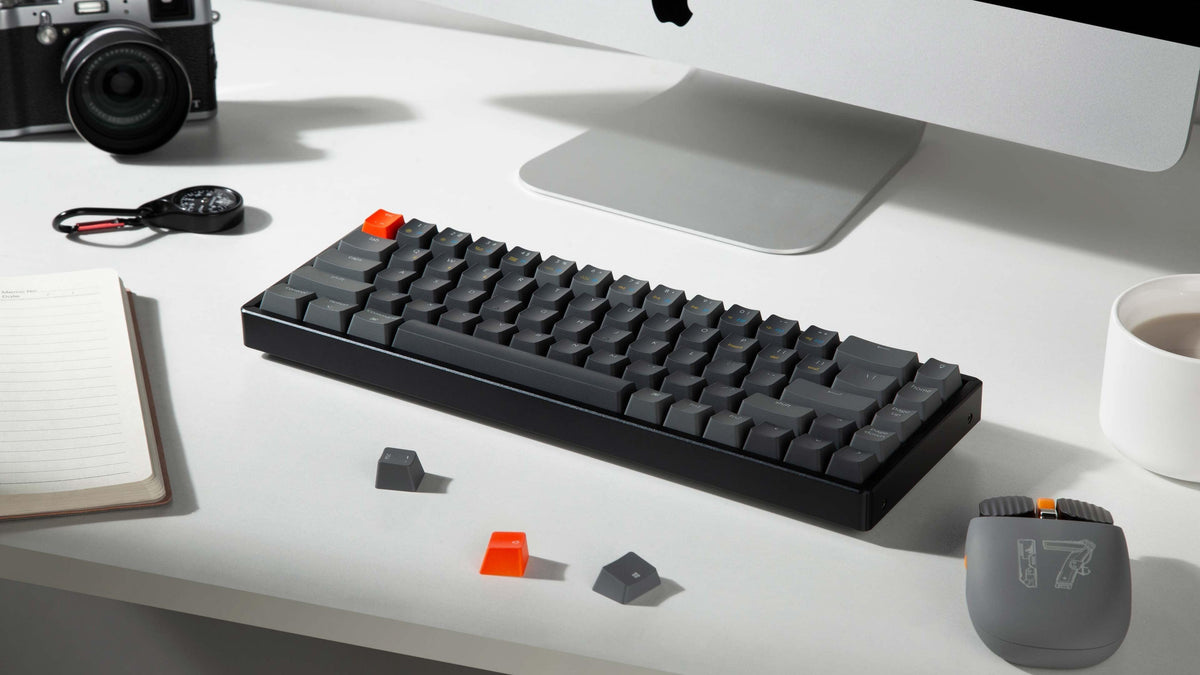 Keychron K6 RGB Backlight Aluminum Wireless Mechanical Keyboard (Gateron Red Switch) (K6Q1) - DataBlitz
