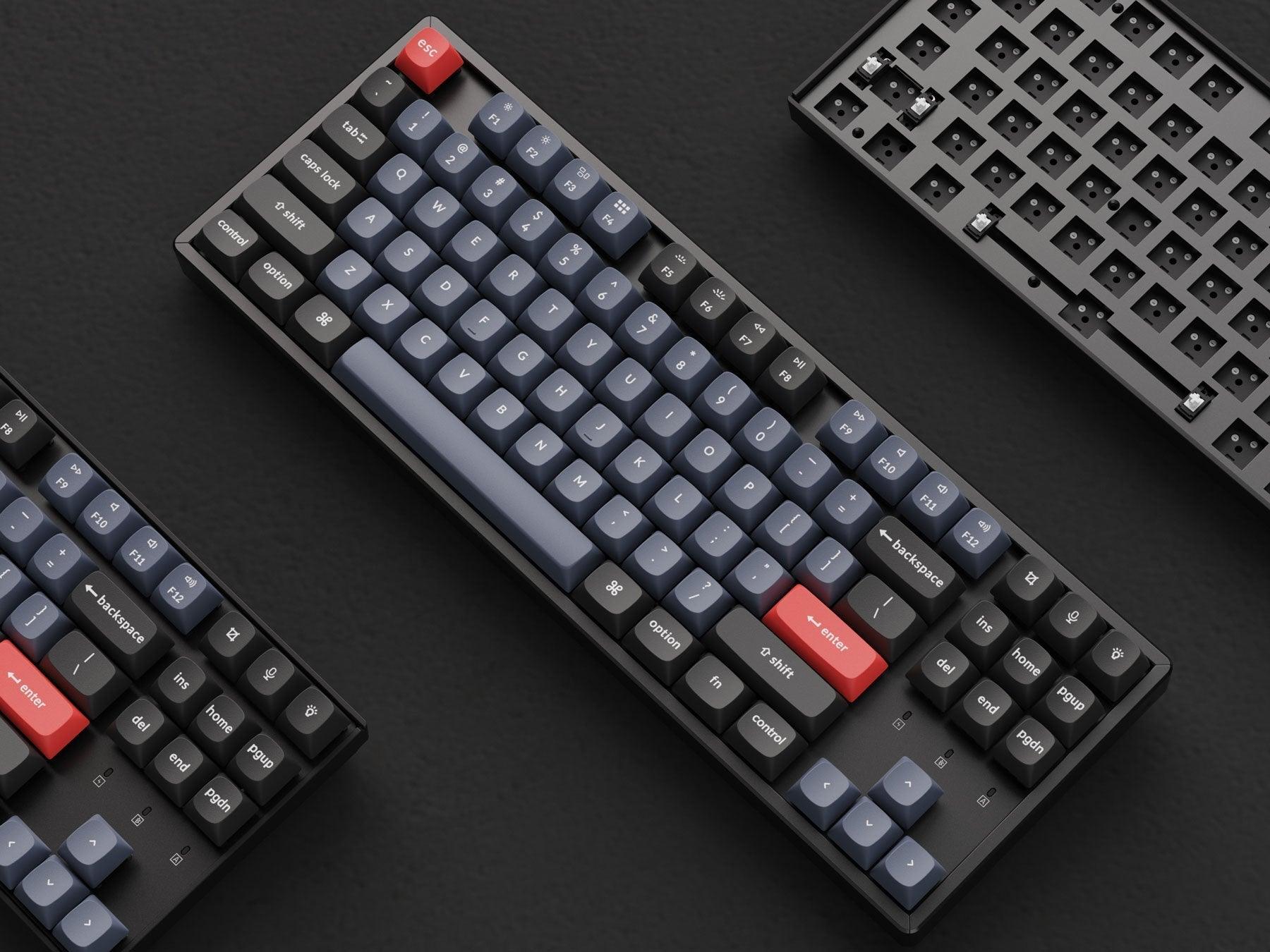 KEYCHRON K8 Pro QMK/VIA RGB Backlight Aluminum Hot-Swappable Wireless Mechanical Keyboard (Gateron G Pro Red Switch) (K8P-J1) - DataBlitz