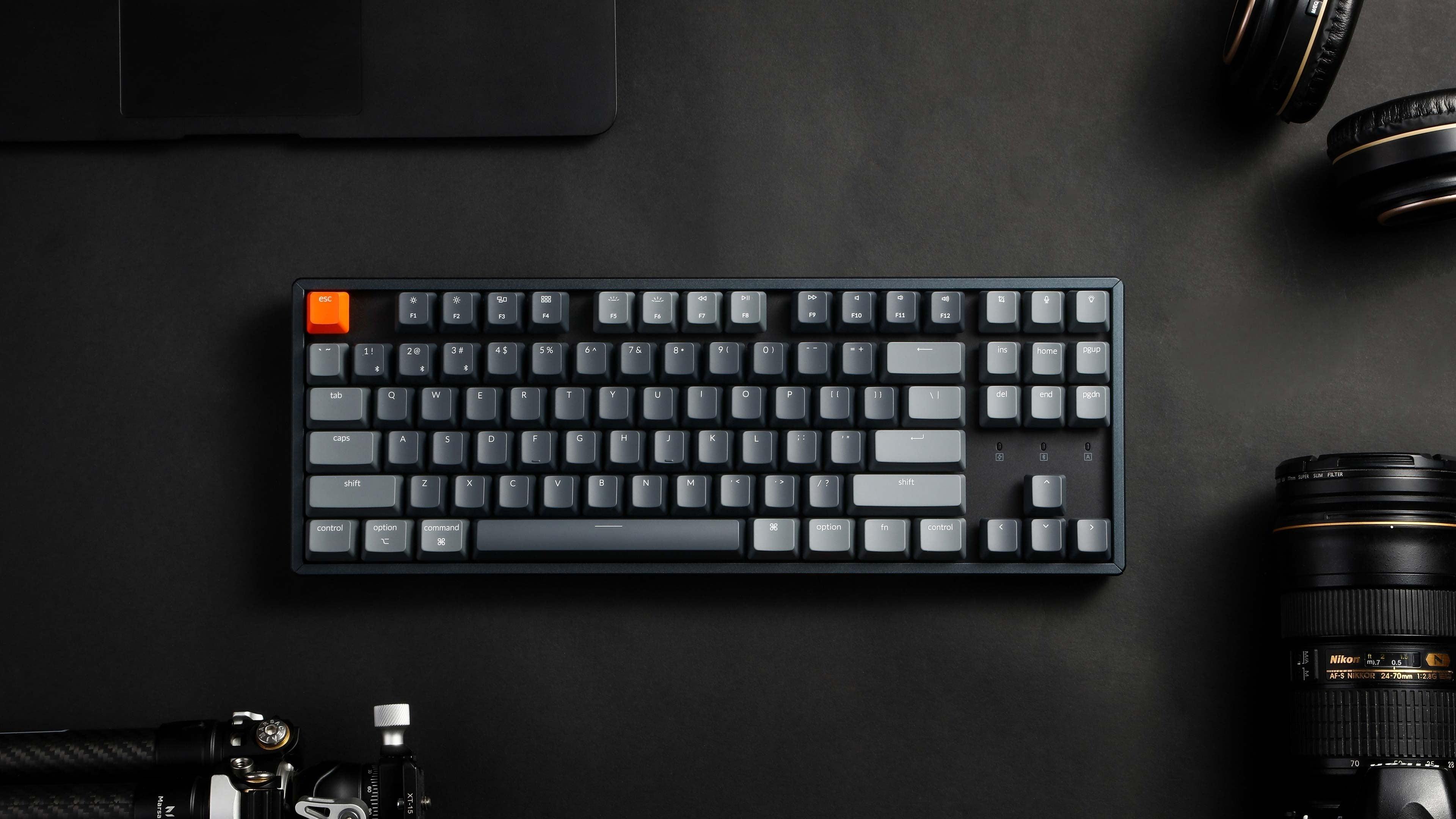 Keychron K8 RGB Backlight Aluminum Hot-Swappable Wireless Mechanical Keyboard (Red Switch) (K8J1) - DataBlitz
