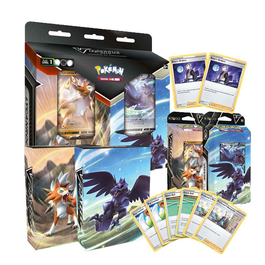 POKEMON TRADING CARD GAME V BATTLE DECK LYCANROC VS CORVIKNIGHT