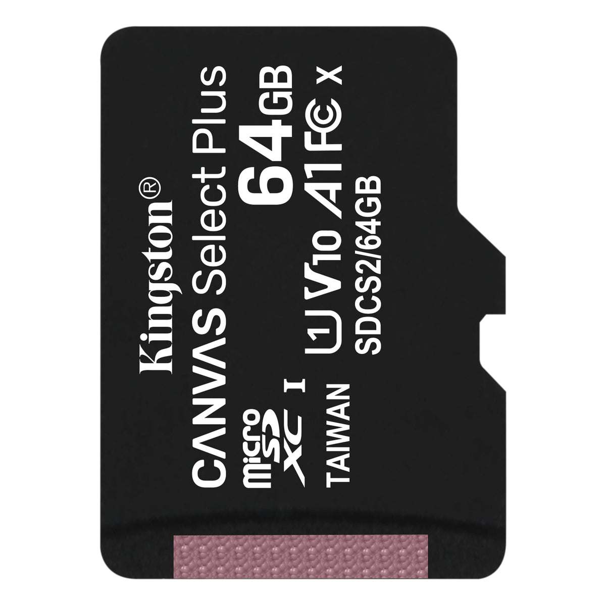 Kingston Canvas Select Plus 64GB 100MB/S MicroSD Memory Card
